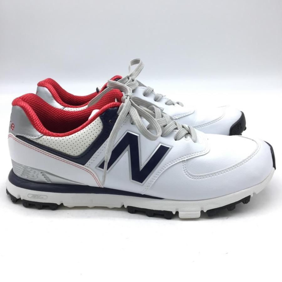 New Balance ニューバランスゴルフ ゴルフシューズ 白×ネイビー New Balance ニューバランスゴルフ ゴルフシューズ 白×ネイビー