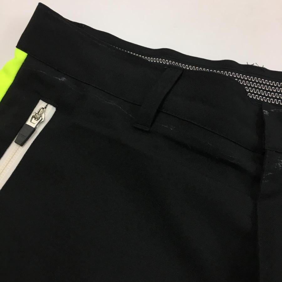 アルチビオ パンツ 黒×イエロー サイドライン ビッグロゴ アルチビオ パンツ 黒×イエロー サイドライン ビッグロゴ