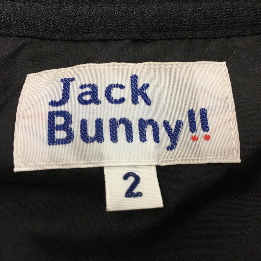 Jack Bunny!!（ジャックバニー） ニットブルゾン 黒×イエロー