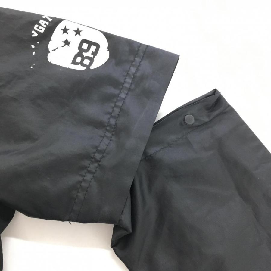 パーリーゲイツ 2WAYスニード 黒×白 裏メッシュ ブルゾン 袖着脱可