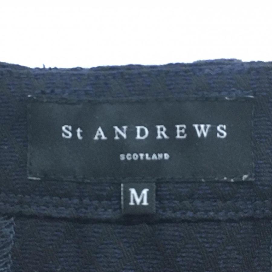 St ANDREWS セントアンドリュース ショートパンツ ネイビー×黒 ダイヤ