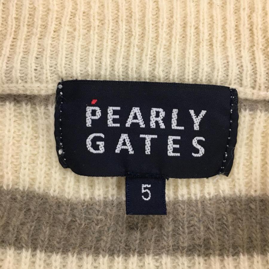PEARLY GATES（パーリーゲイツ） ニットジャケットブルゾン アイボリー