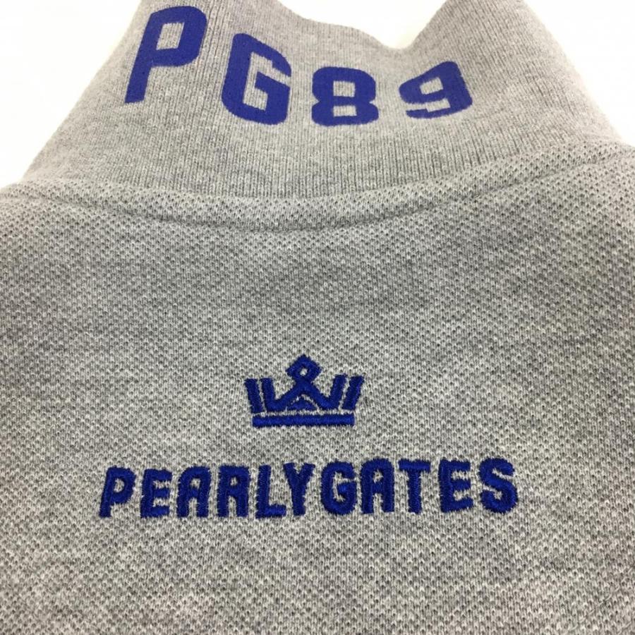 パーリーゲイツ 半袖ポロワンピース グレー×ブルー 襟裏プリント ボアワッペン レディース 0(S) ゴルフウェア PEARLY GATES (超美品)/30%OFF価格 :1-240001108583:レオナード 通販 ★特価60%OFF★PEARLY GATES パーリーゲイツ 半袖ポロシャツ 白×ブルー フロントワッペン 襟裏ロゴ レディース 1(M) ゴルフウェア