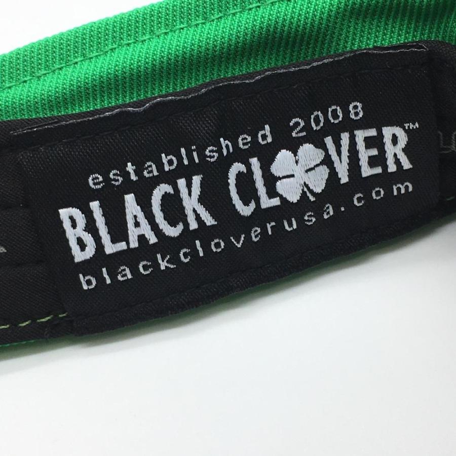 ブラッククローバー サンバイザー グリーン×黒 立体ロゴ ゴルフウェア BLACK CLOVER（超美品）／25%OFF価格｜reonard｜07