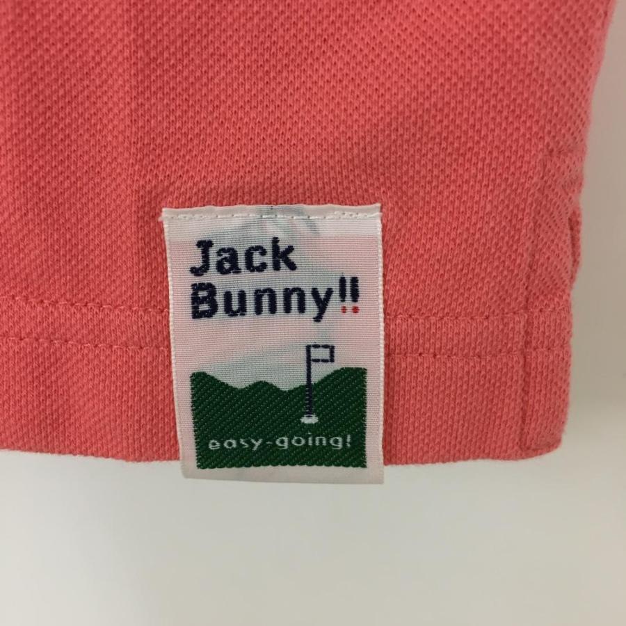 Jack Bunny!! ジャックバニー 半袖ポロシャツ ピンク×ブルー Jack Bunny!! ジャックバニー 半袖ポロシャツ ピンク×ブルー