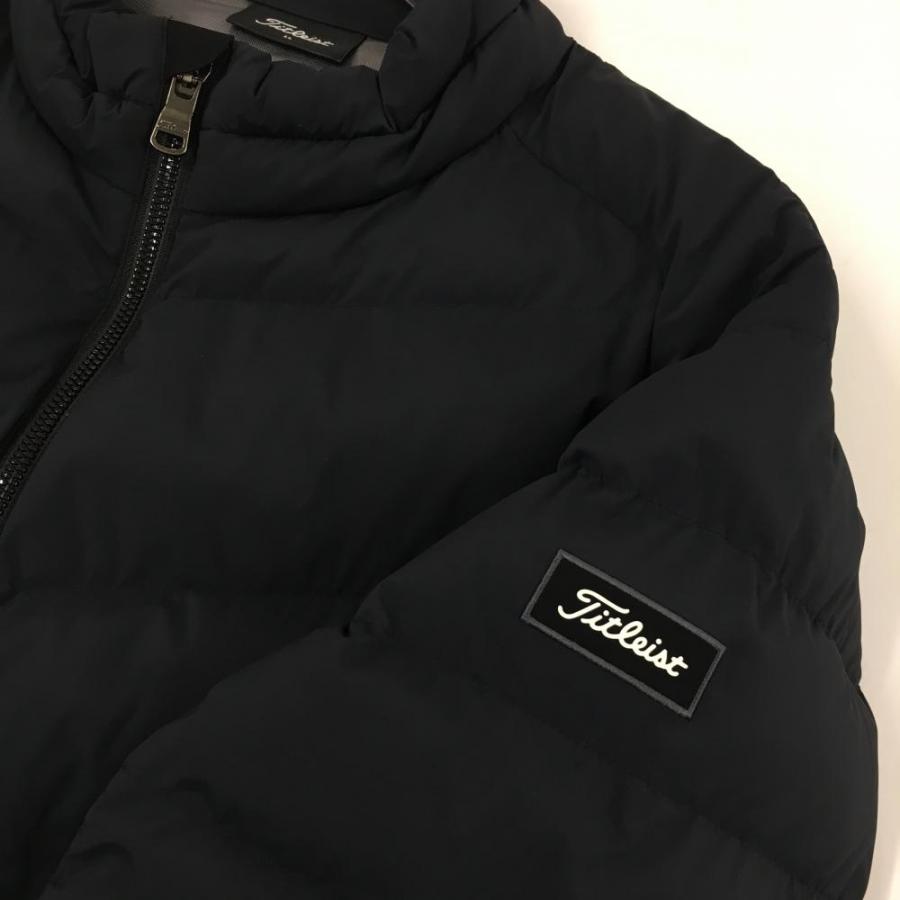 Titleist 中綿ジャケット Titleist（タイトリスト） 中綿ナイロンジャケット 黒 シンプル 無地