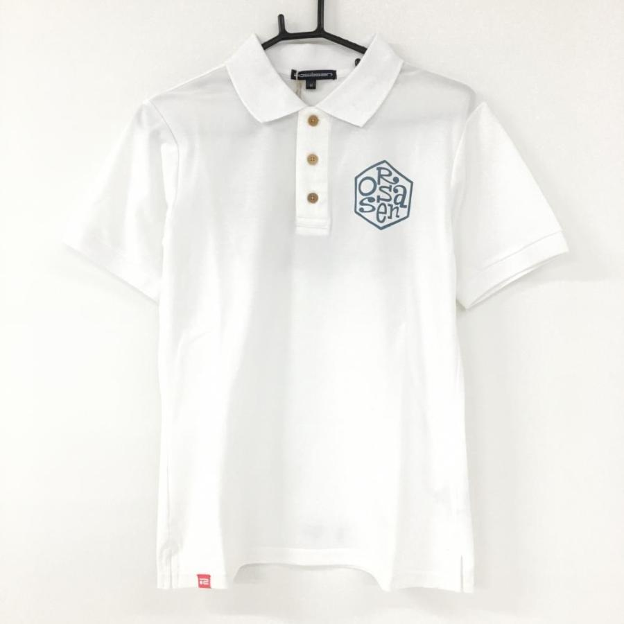 爆売りセール開催中!】美品 ☆ ROSASEN golf ポロシャツ ロサーセン M ウエア(男性用) ★特価30%OFF★ロサーセン ノースリーブポロシャツ ネイビー×グレー 一部織生地 吸水速乾 レディース M ゴルフウェア Rosasen
