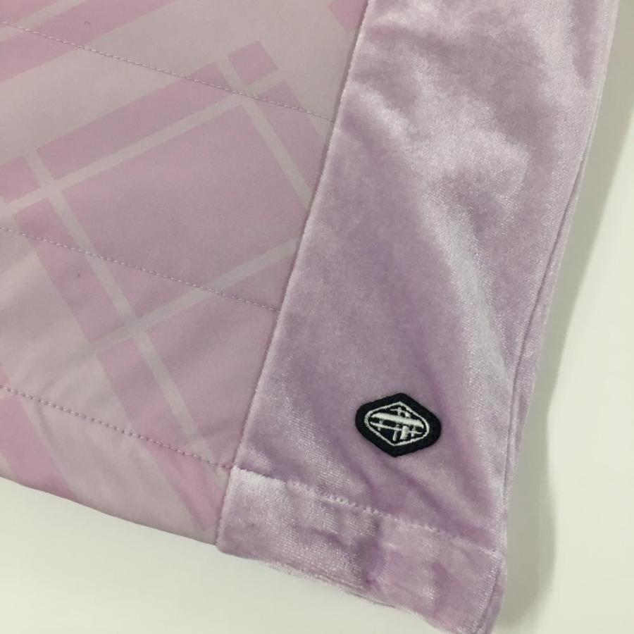 フィドラ 中綿スカート ピンクパープル チェック×無地 異素材切替 レディース S/P ゴルフウェア FIDRA（超美品）｜reonard｜03