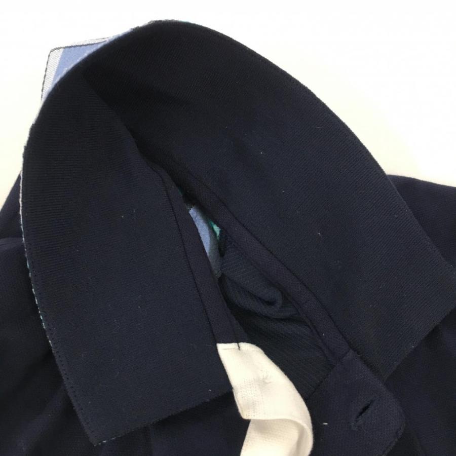 Munsingwear マンシングウェア 半袖ポロシャツ ネイビー×白 胸 Munsingwear マンシングウェア 半袖ポロシャツ ネイビー×白 胸