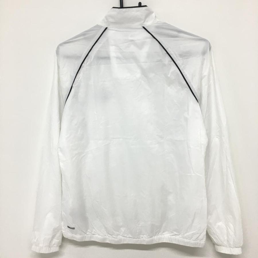 adidas アディダス ジャケットブルゾン 白×黒 黒ライン 裏地 adidas アディダス ジャケットブルゾン 白×黒 黒ライン 裏地