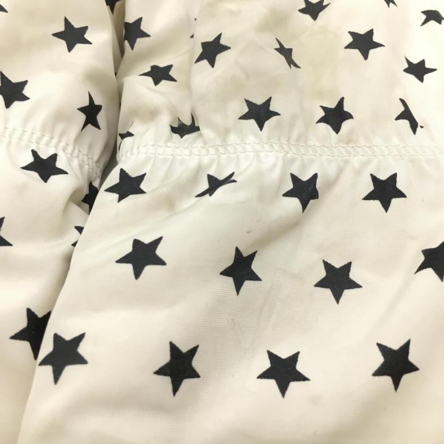 パーリーゲイツ レッグウォーマー 白×黒 星柄 内側ファー レディース