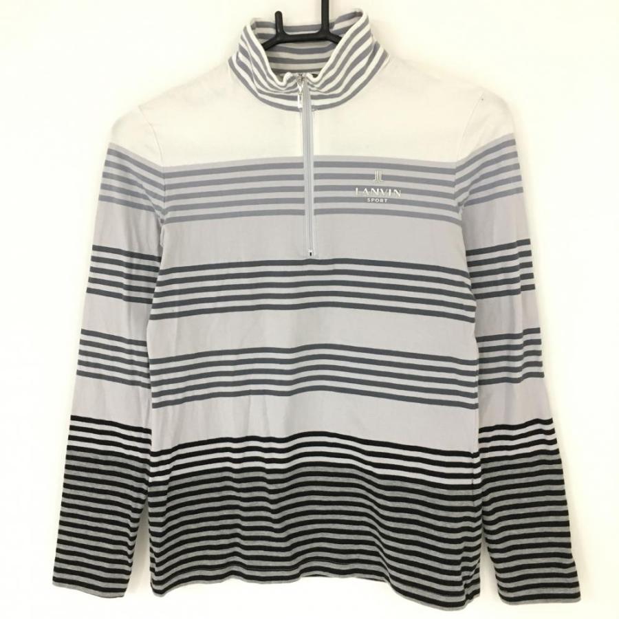 ランバンスポーツ長袖ハイネックウェア グレー LANVIN（ランバン） ランバンスポール 長袖ハイネックシャツ ライト