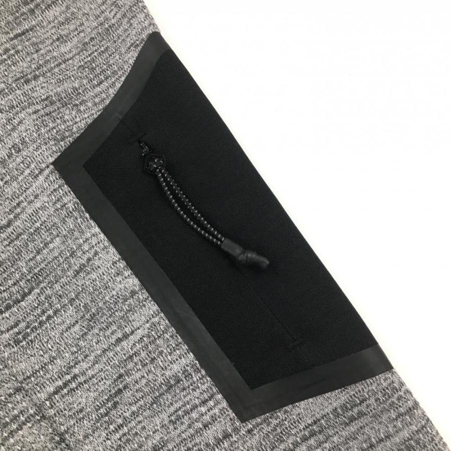 Callaway（キャロウェイ） ジップパーカー 杢ライトグレー×黒 袖