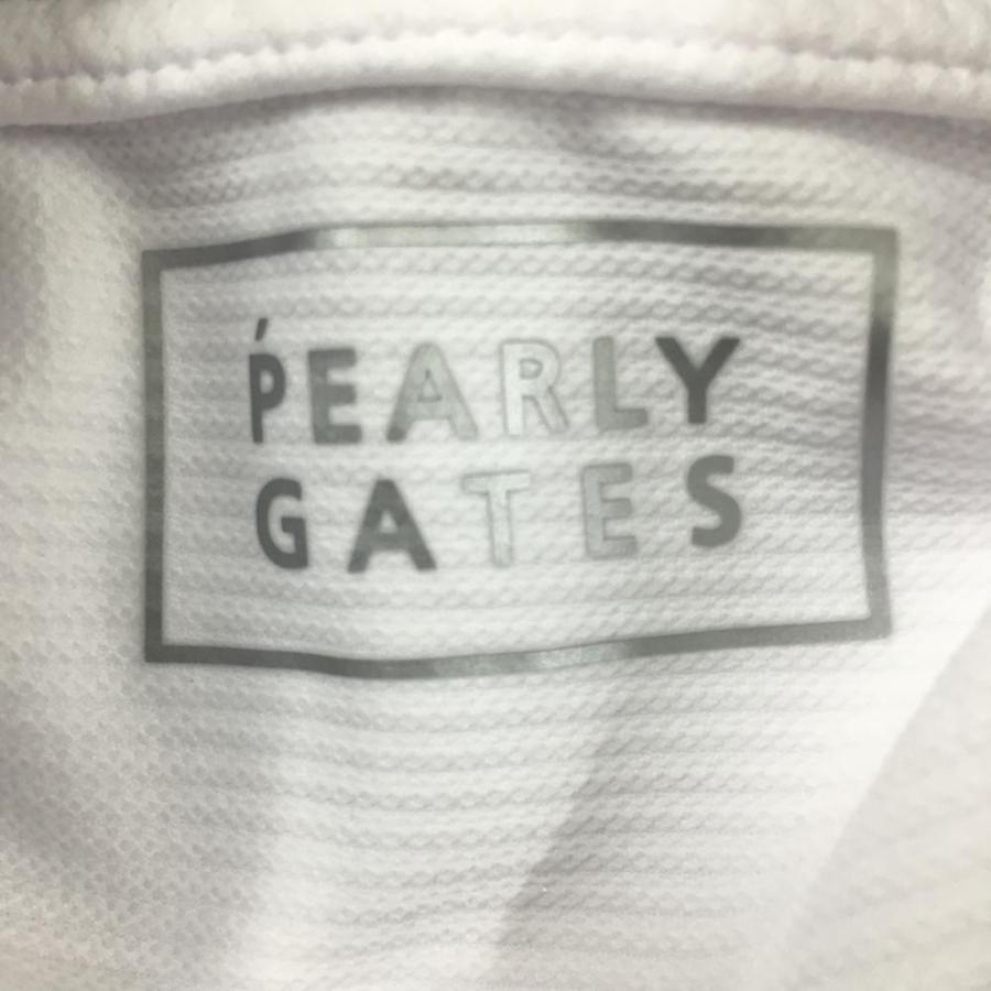 PEARLY GATES（パーリーゲイツ） ノースリーブワンピース 白×黒 ハーフ