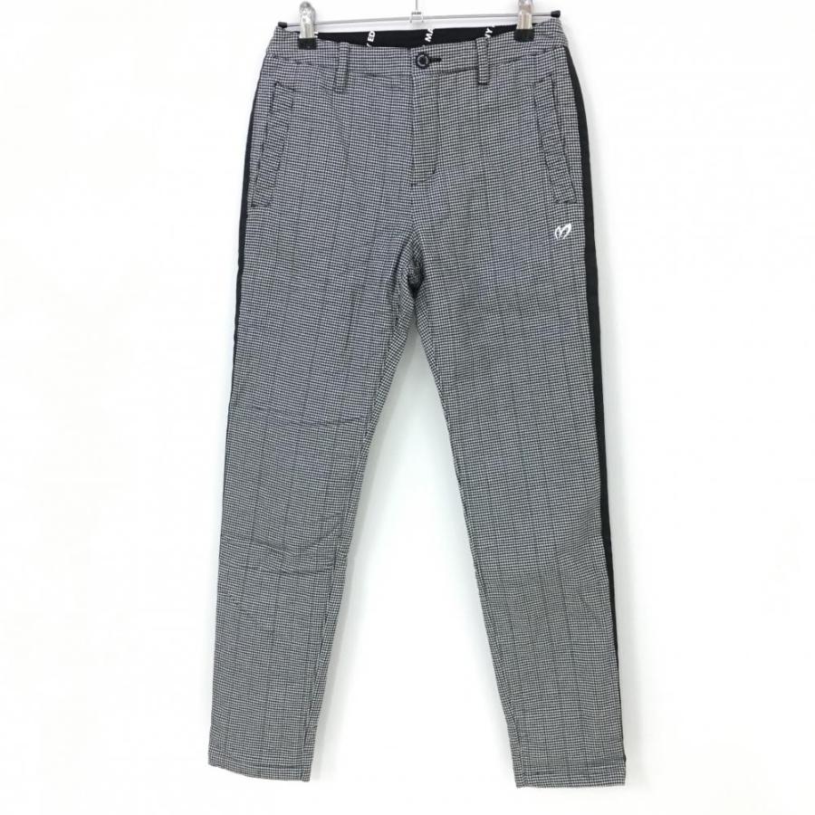 【マスターバニー】美品 中綿パンツ 千鳥柄 グレー 0サイズ レディース マスターバニー】美品 中綿パンツ 千鳥柄 グレー 0サイズ レディース