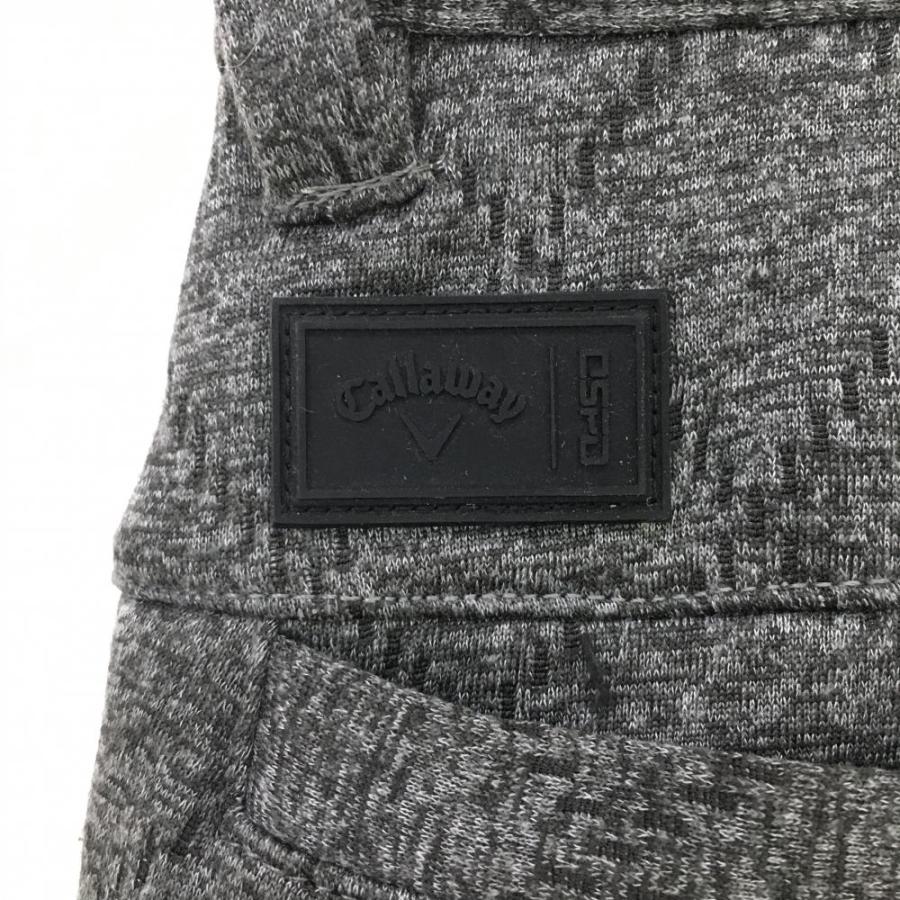 Callaway（キャロウェイ） ジョガーパンツ 杢グレー ダイヤ柄織生地