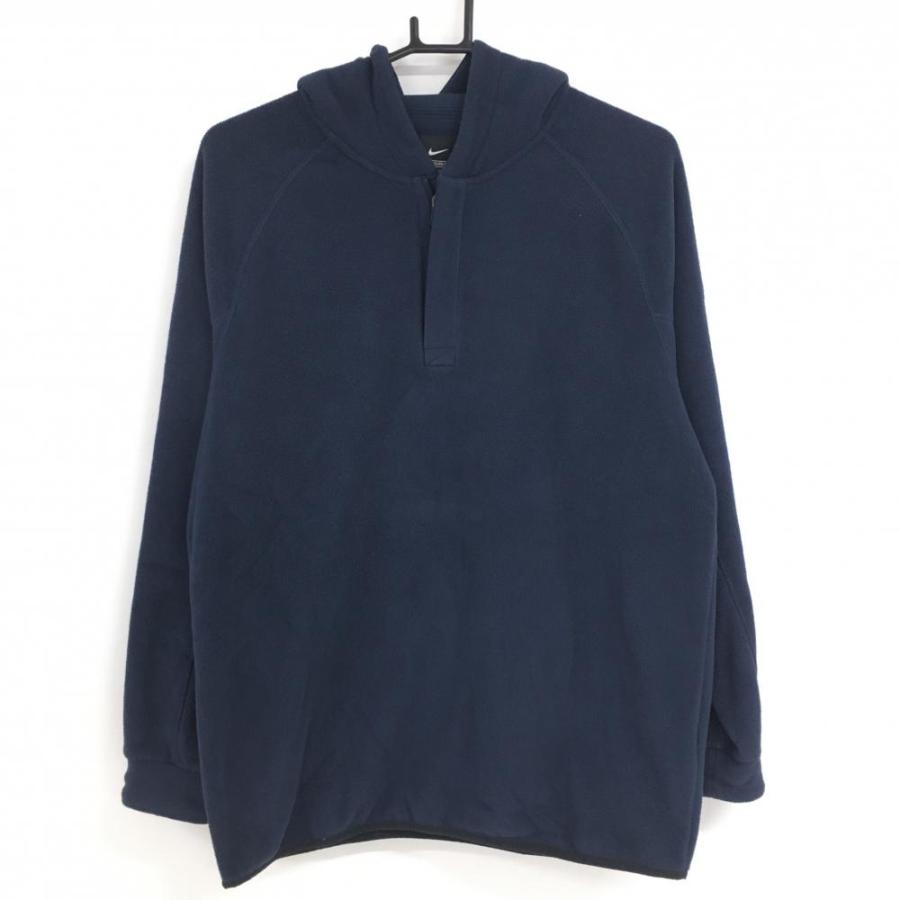 Nike ネイビー ハーフジップジャケット M Nike ネイビー ハーフジップジャケット M 中古・古着通販】NIKE