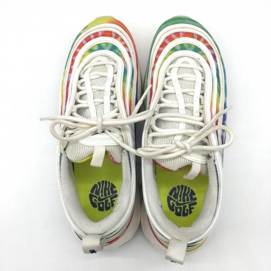 NIKE ナイキ ゴルフシューズ 白×マルチ エアマックス 97 G NRG P NIKE ナイキ ゴルフシューズ 白×マルチ エアマックス 97 G NRG P