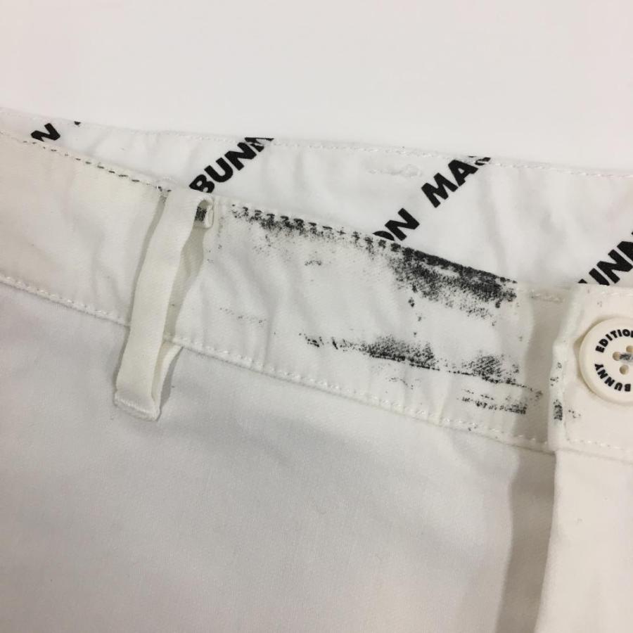 マスターバニー ハーフパンツ 白×黒 10周年 ストレッチ メンズ 5(L