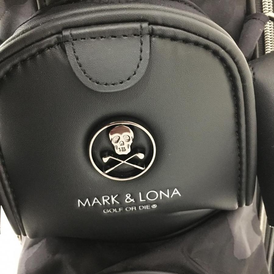 MARK&LONA マークアンドロナ スタンド式キャディバッグ 黒 迷彩 MARK&LONA マークアンドロナ スタンド式キャディバッグ 黒 迷彩