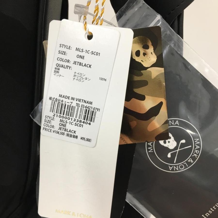MARK&LONA マークアンドロナ スタンド式キャディバッグ 黒 迷彩 MARK&LONA マークアンドロナ スタンド式キャディバッグ 黒 迷彩