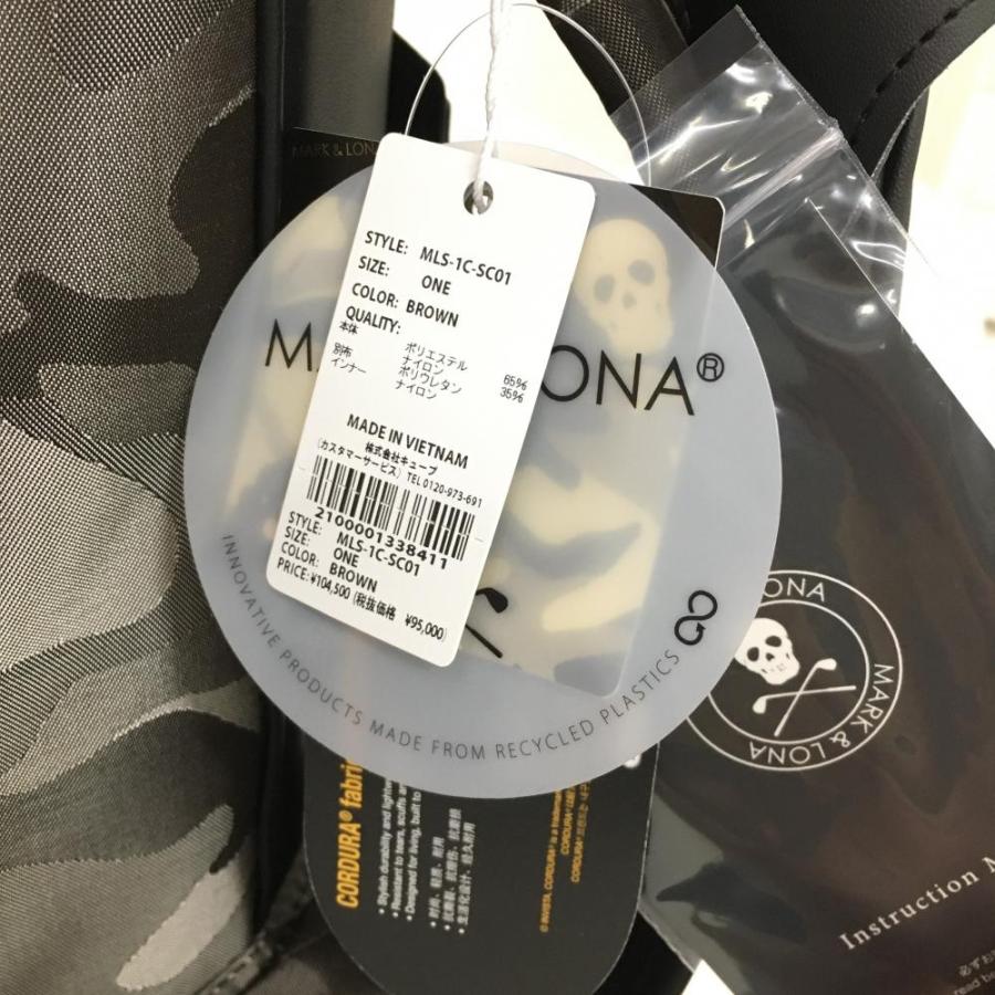 MARK&LONA マークアンドロナ スタンド式キャディバッグ ブラウン MARK&LONA マークアンドロナ スタンド式キャディバッグ ブラウン