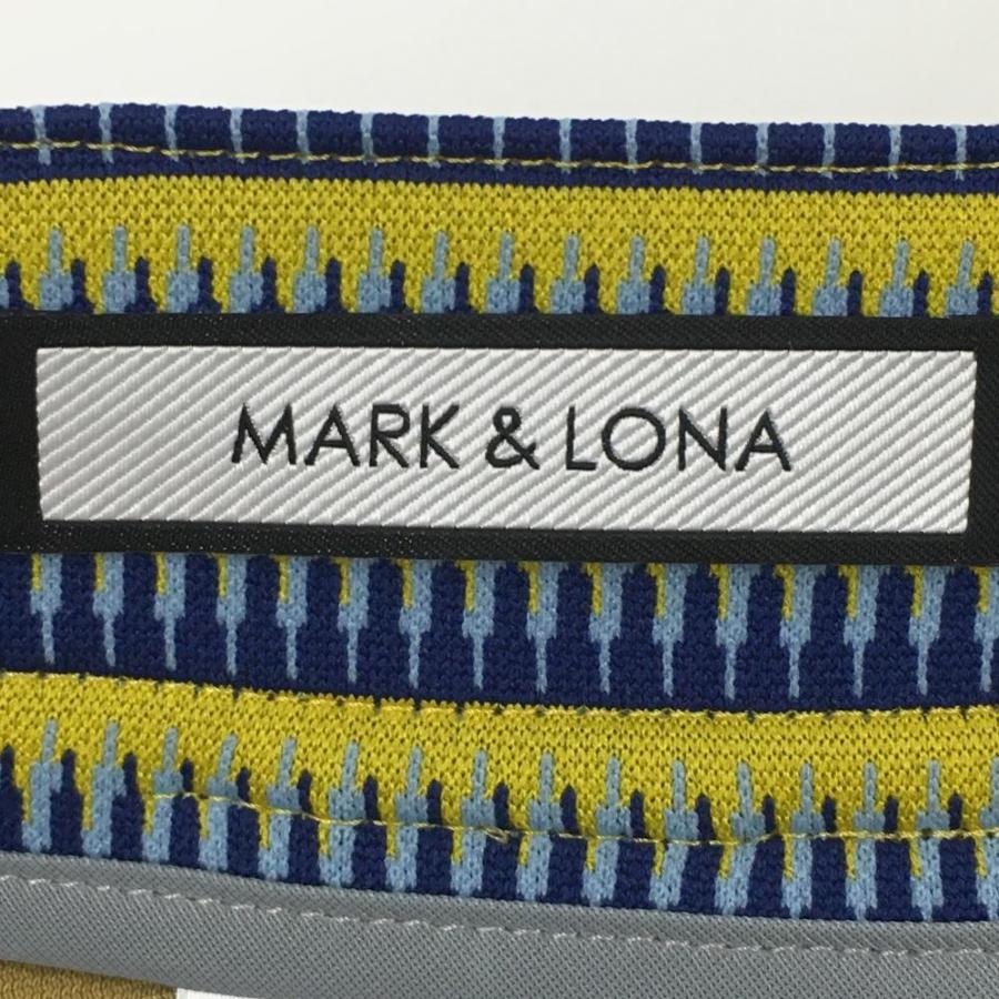 MARK&LONA（マークアンドロナ） ストレッチパンツ イエロー×ネイビー