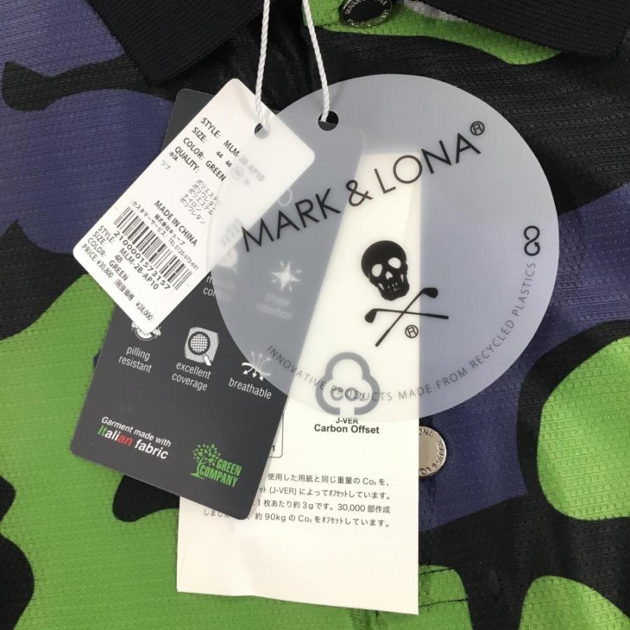 MARK&LONA（マークアンドロナ） 半袖ポロシャツ ネイビー系×ライト