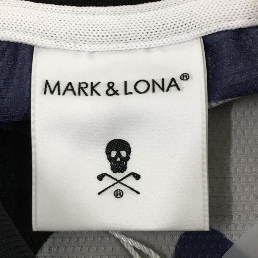 MARK&LONA（マークアンドロナ） 半袖ポロシャツ ネイビー系×ライト
