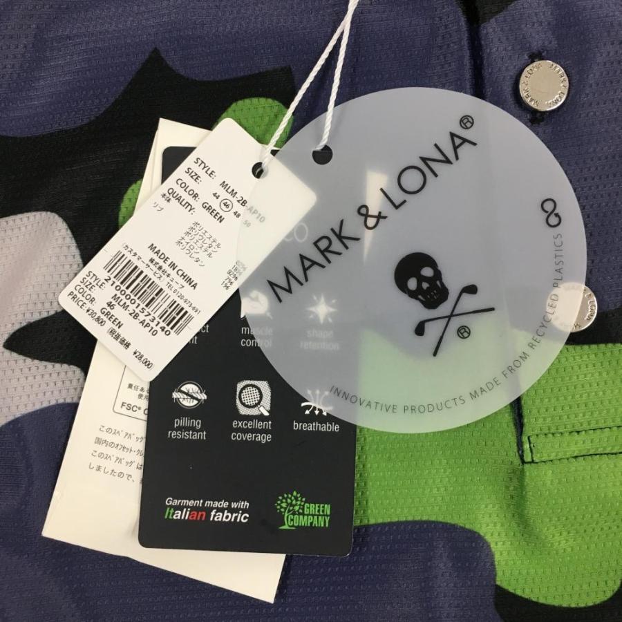 MARK&LONA（マークアンドロナ） 半袖ポロシャツ ネイビー系×ライト