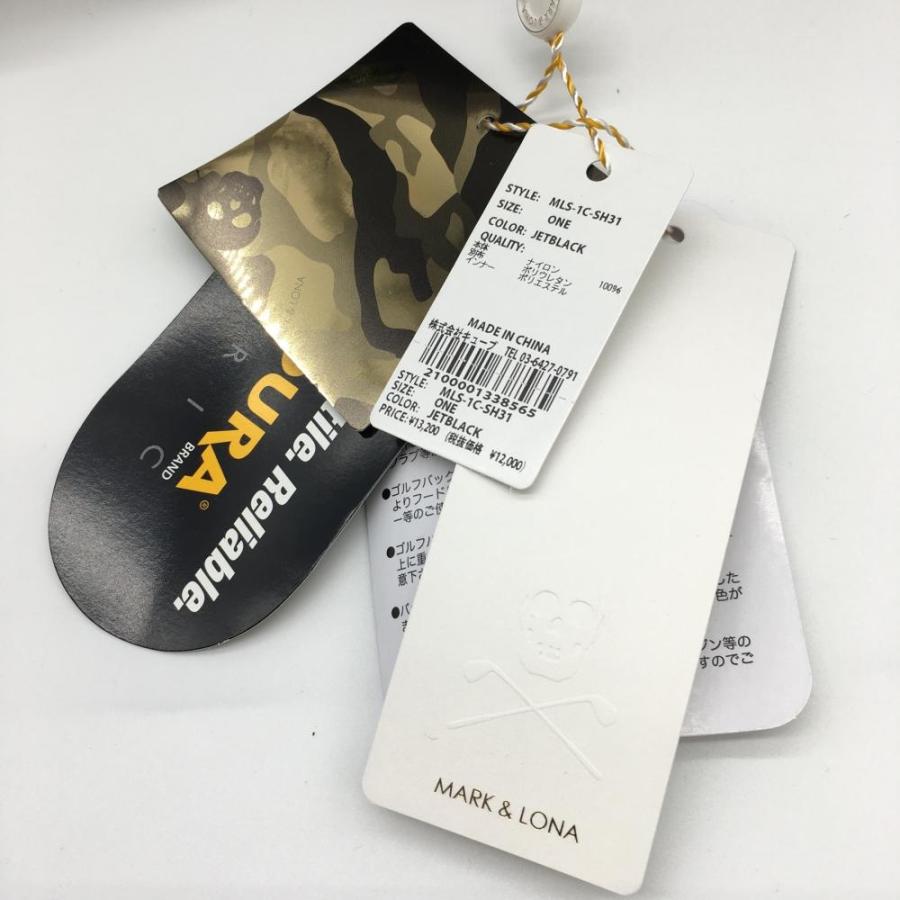 MARK&LONA（マークアンドロナ） ヘッドカバー 黒 FW 迷彩×スカル