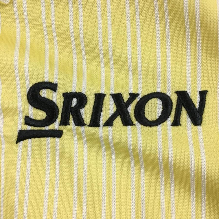 SRIXON スリクソン×レクサス 半袖ポロシャツ イエロー×白 SRIXON スリクソン×レクサス 半袖ポロシャツ イエロー×白