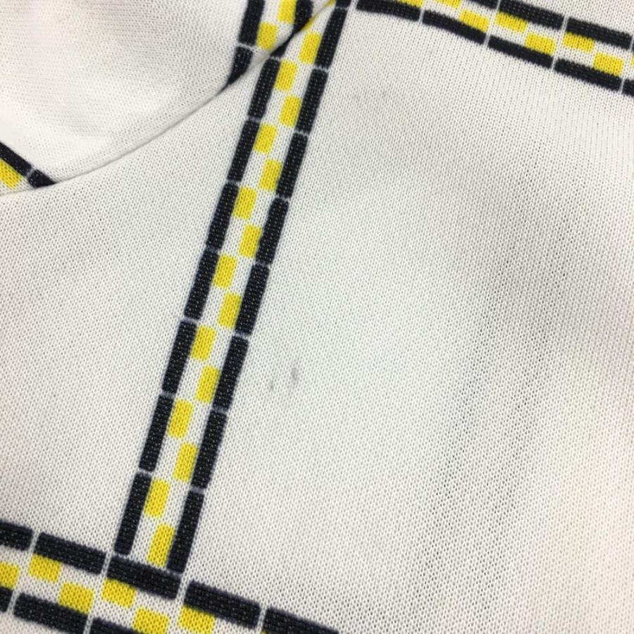 SRIXON スリクソン×レクサス 半袖ポロシャツ 白×ネイビー