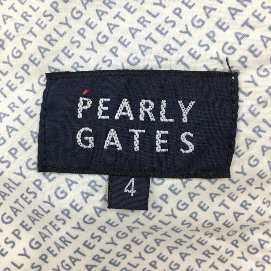 PEARLY GATES（パーリーゲイツ） ハーフパンツ 白×ネイビー 総柄