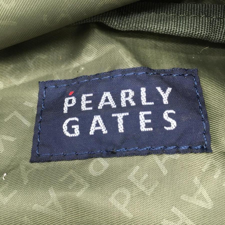 PEARLY GATES パーリーゲイツ シューズケース カーキ×ネイビー PEARLY GATES パーリーゲイツ シューズケース カーキ×ネイビー
