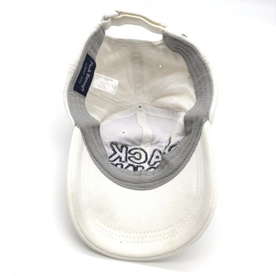Jack Bunny!!（ジャックバニー） キャップ 白×ネイビー 立体ロゴ