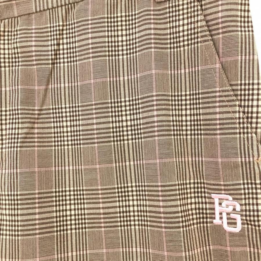 PEARLY GATES パーリーゲイツ パンツ ブラウン×ピンク グレンチェック