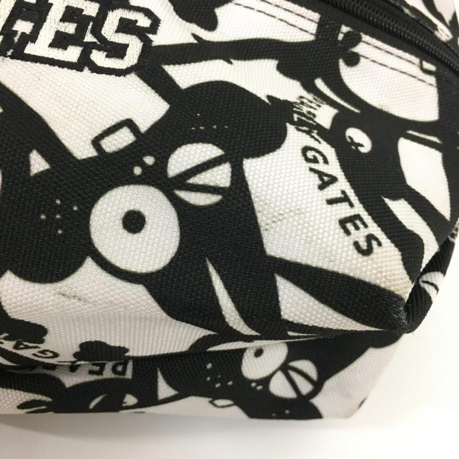 PEARLY GATES（パーリーゲイツ） シューズケース 白×黒 ニャロメ総柄