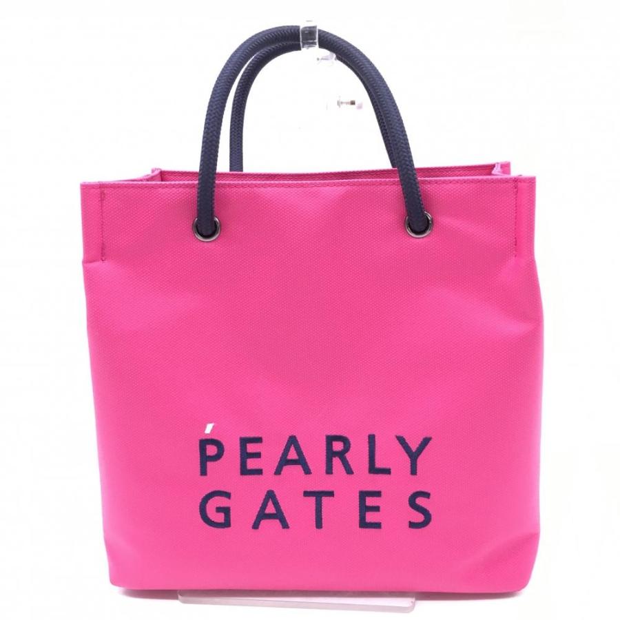 PEARLY GATES（パーリーゲイツ） カートバッグ ピンク×ネイビー 持ち手