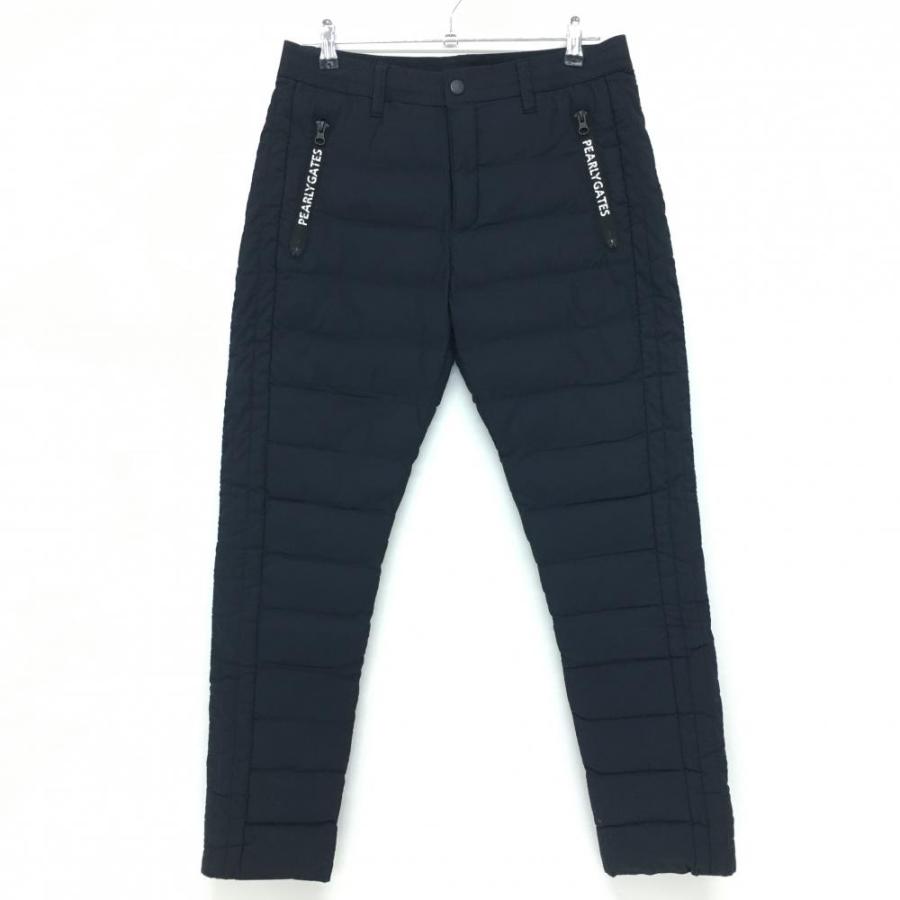PEARLY GATES（パーリーゲイツ） 中綿ナイロンパンツ ネイビー ダイヤ