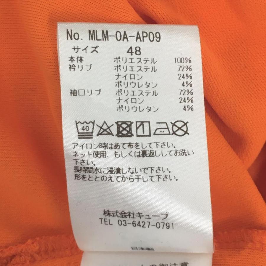 MARK&LONA マークアンドロナ 半袖ポロシャツ オレンジ×イエロー MARK&LONA マークアンドロナ 半袖ポロシャツ オレンジ×イエロー