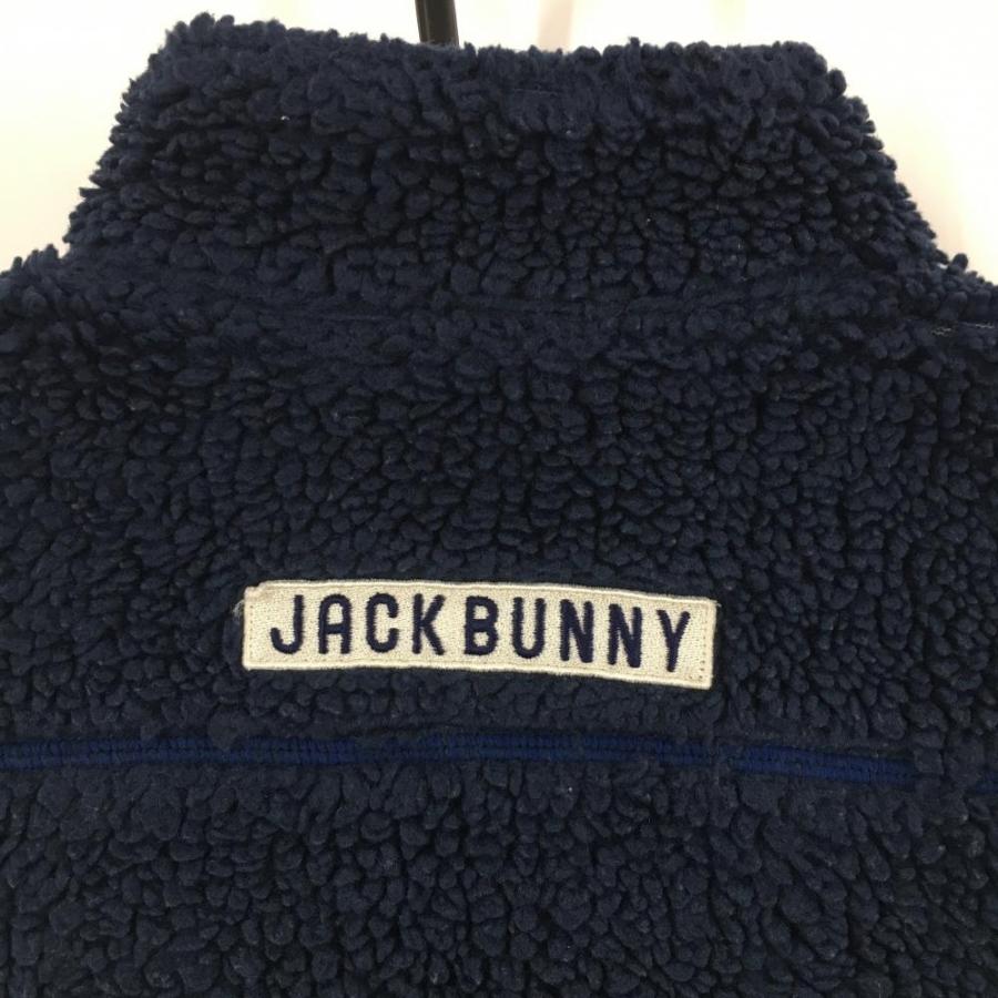 Jack Bunny!!（ジャックバニー） ボアベスト ネイビー×アイボリー