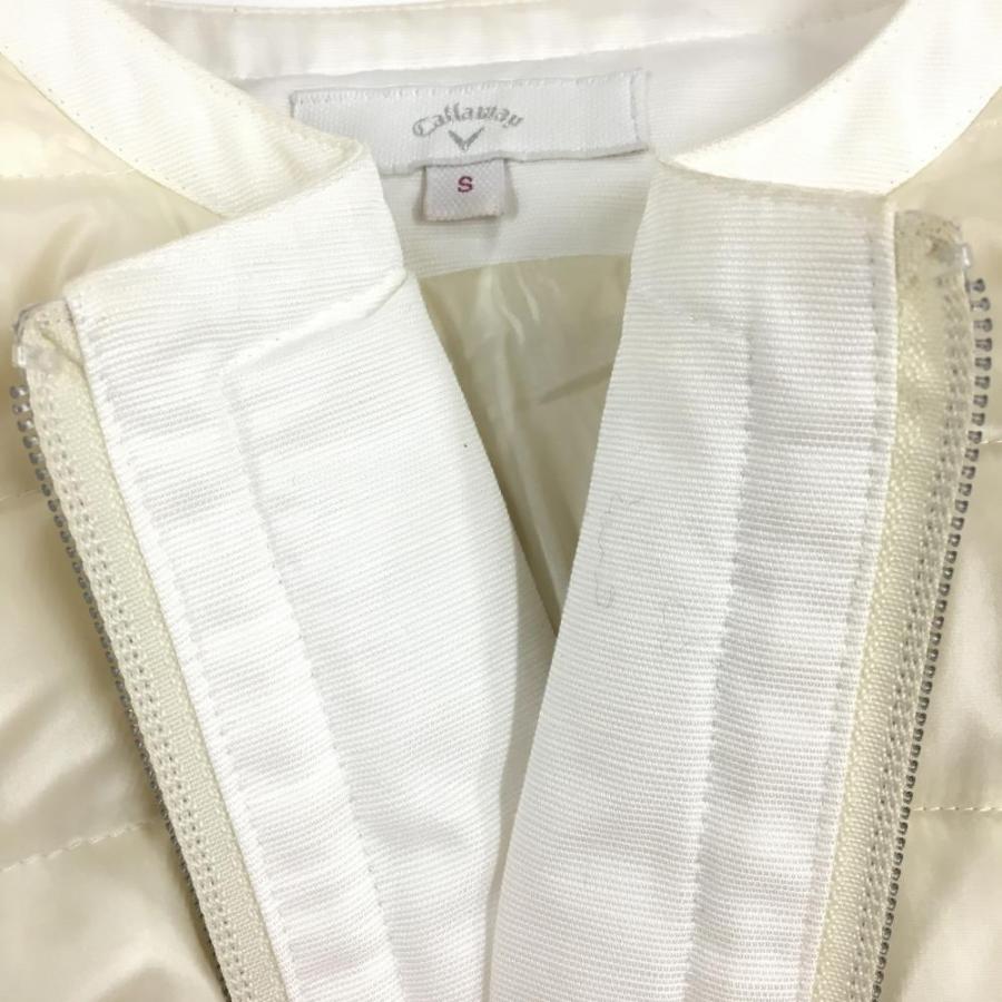 Callaway（キャロウェイ） ダウンジャケット アイボリー ノーカラー