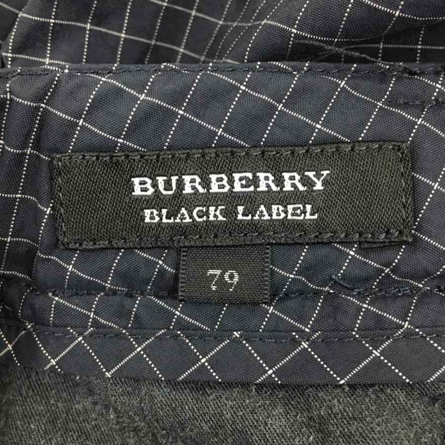 BURBERRY（バーバリー） ハーフパンツ ネイビー×白 チェック ナイロン