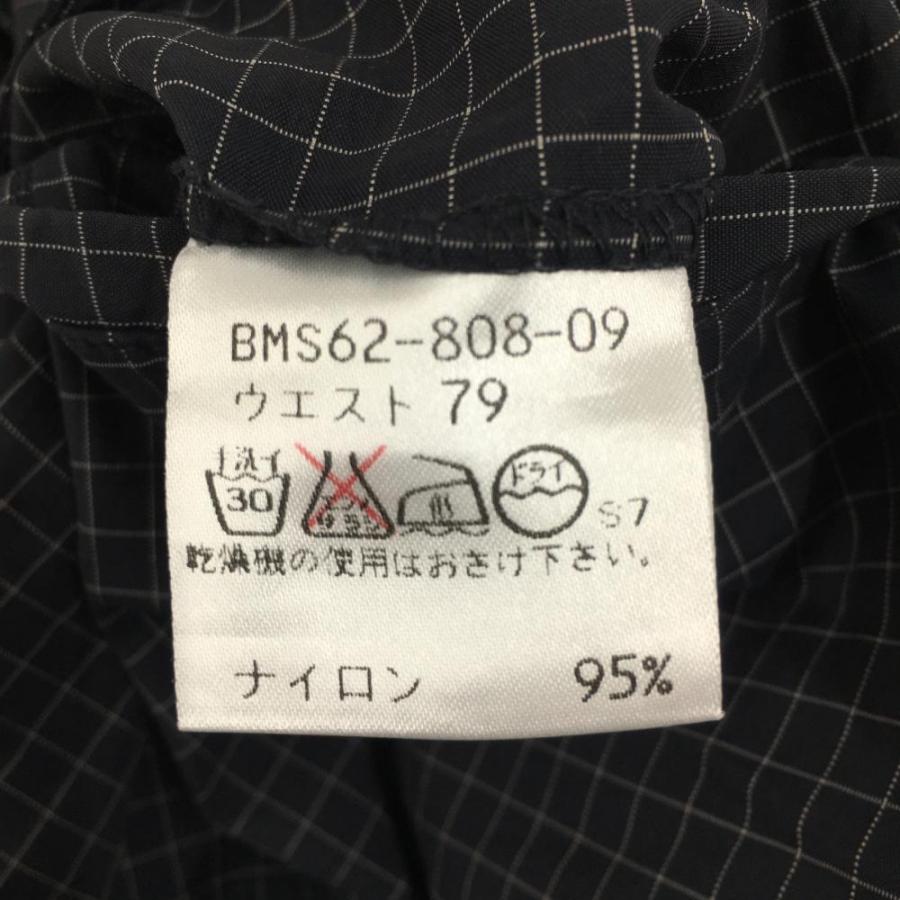 BURBERRY（バーバリー） ハーフパンツ ネイビー×白 チェック ナイロン