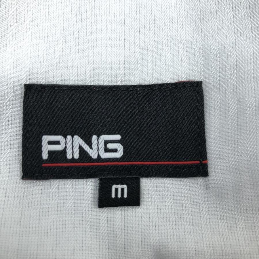 【美品】PING ピン ネイビー 中綿 キルティング セットアップ　Mサイズ PING（ピン） パンツ ネイビー 無地 ストレッチ メンズ M ゴルフウェア