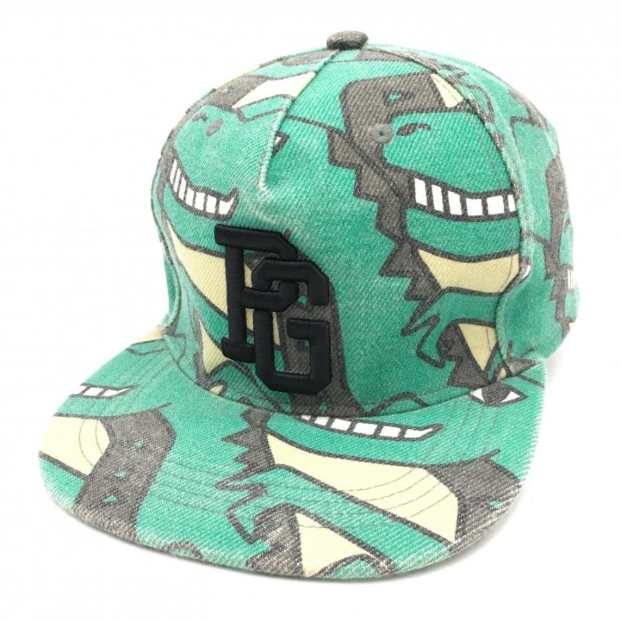 PEARLY GATES（パーリーゲイツ） フラットキャップ グリーン×ベージュ