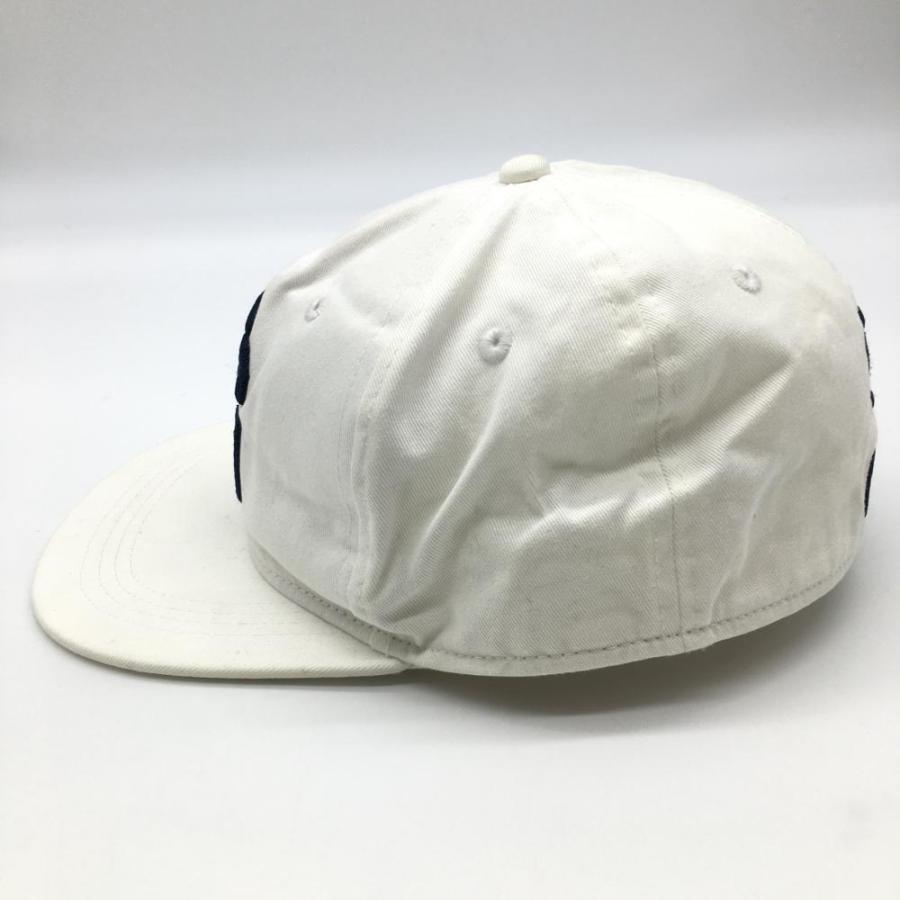 PEARLY GATES パーリーゲイツ フラットキャップ 白×ネイビー