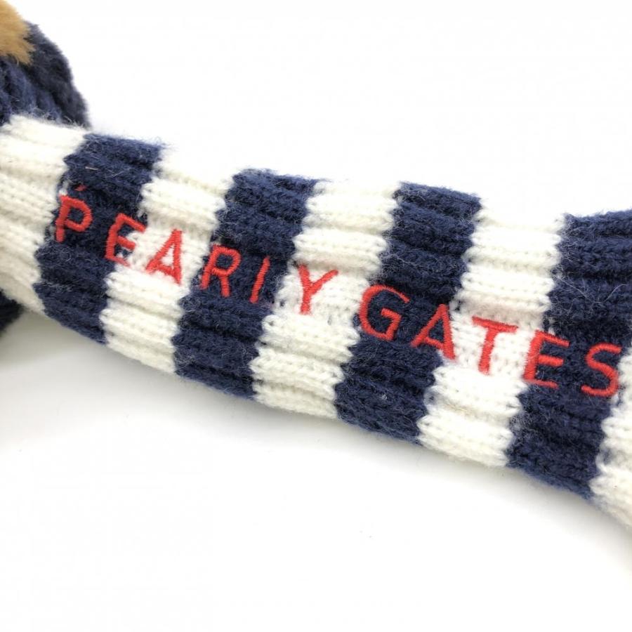 PEARLY GATES（パーリーゲイツ） ヘッドカバー FW ネイビー×ブラウン
