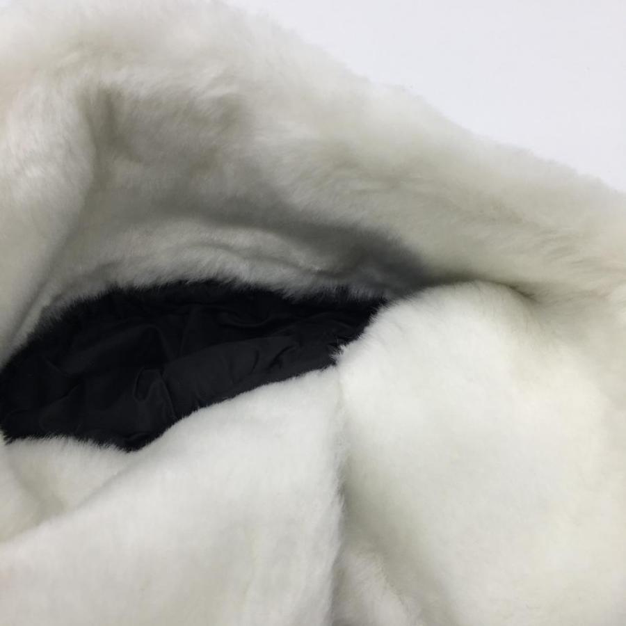 新品】カステルバジャック 中綿レッグウォーマー 黒×白 一部内側